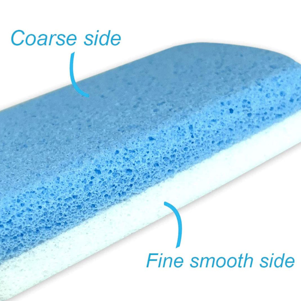 Glas pimpsten til fødder, fjerner hård hud og fodskrubber &