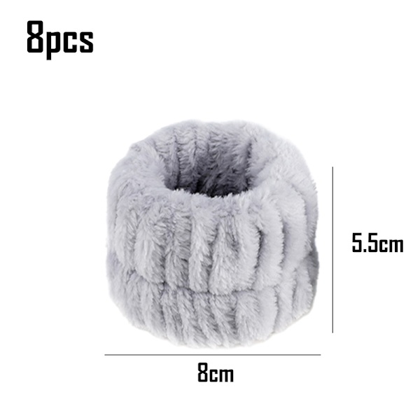 Håndleddsbånd Scrunchies for ansiktsvask Absorberende håndledd
