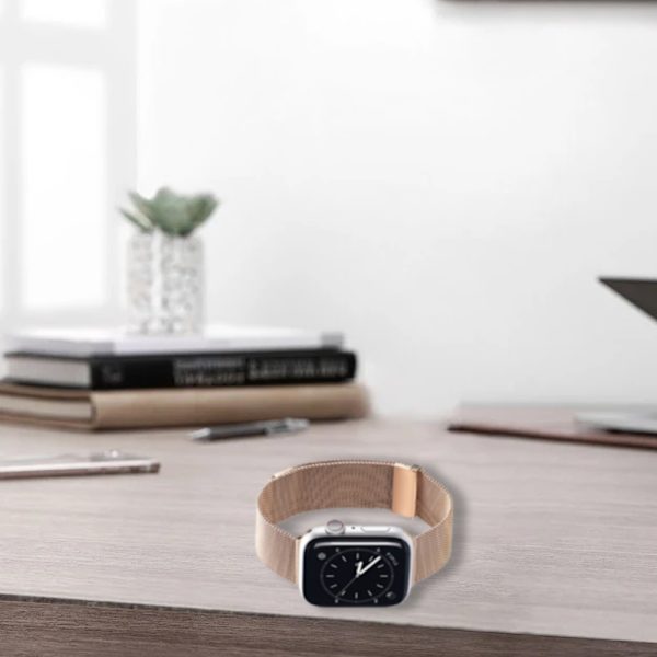 Metal rustfrit stålrem kompatibel med Apple Watch-rem