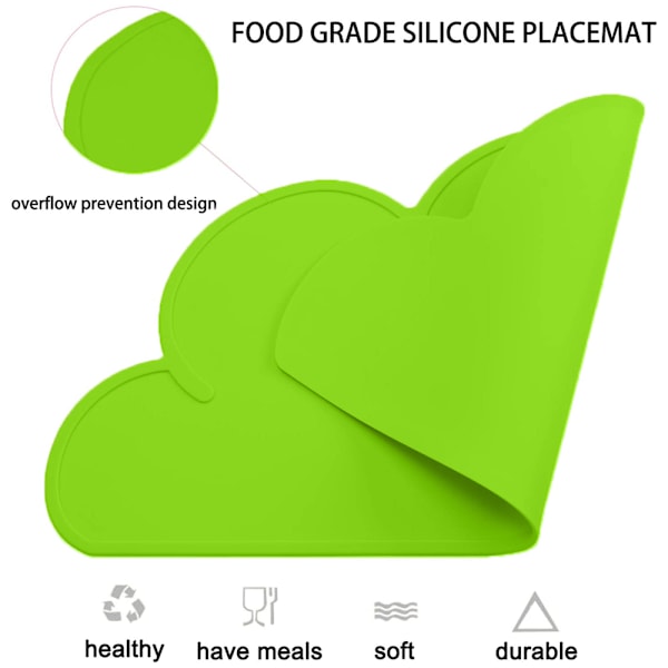 Barnas Placemat - Silikon Skyform Placemat Sklisikker Placemat