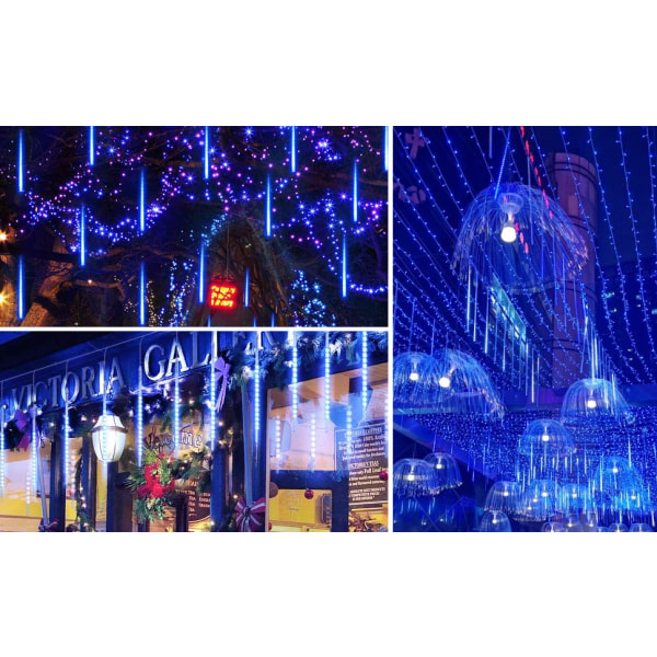 Meteor Rain Light String Lights, LED Meteor Rain Waterproof Outd