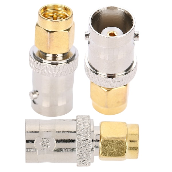5PCS All Copper Radio Frequency Adapter SMA-BNC RF Adapter SMA Hane till BNC Hona Jack