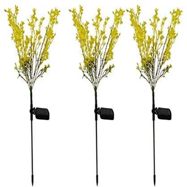 Solar LED konstgjord blomma, utomhus vattentät Courtyard Garde