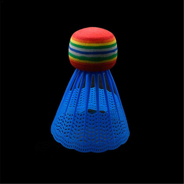 10-pack badmintonfjädrar, nylon badminton stabil, hållbara fjädrar, för inomhus- och utomhusträning badmintonbollar av