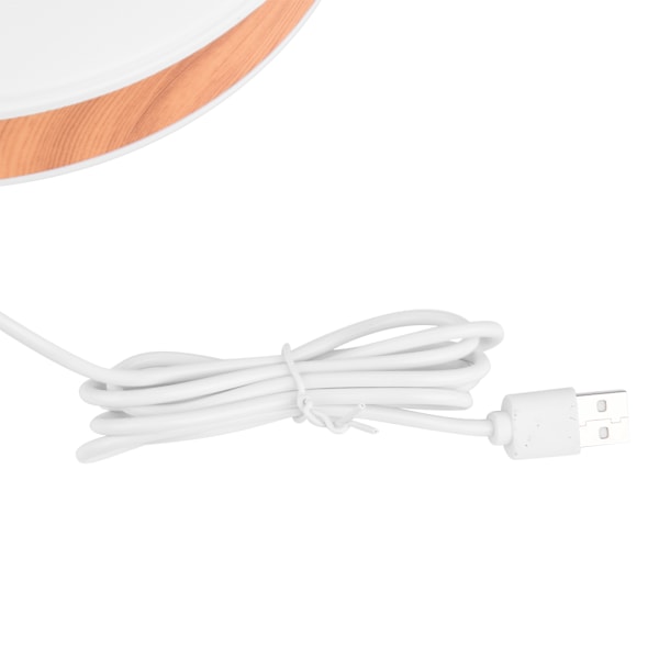 UFO-formet Elektrisk LED UV-lys Myggdreper Fluer Insektfelle Lampe Bug Zapper (Hvit)