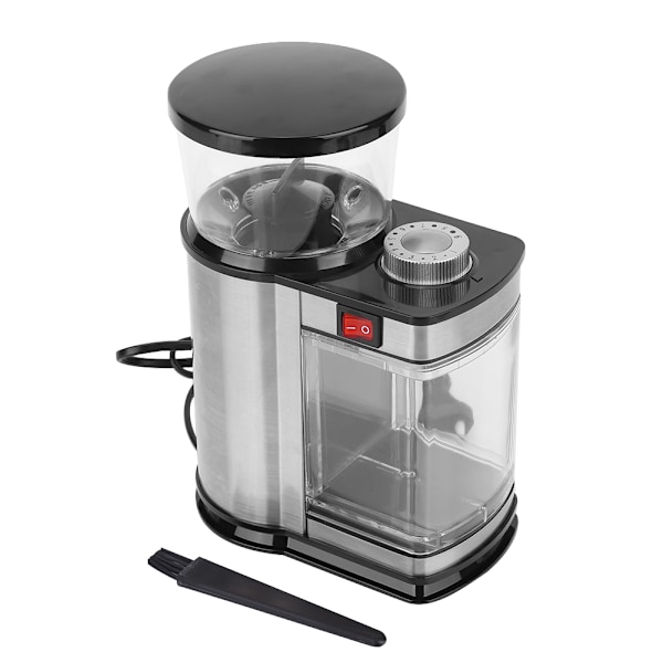 Justerbar Kvarnväljare Kaffekvarn, Rostfritt Stål, Stor Bönbehållare, Precision Konisk Burr För Jämnt Kaffe, Livsmedelskvalitet