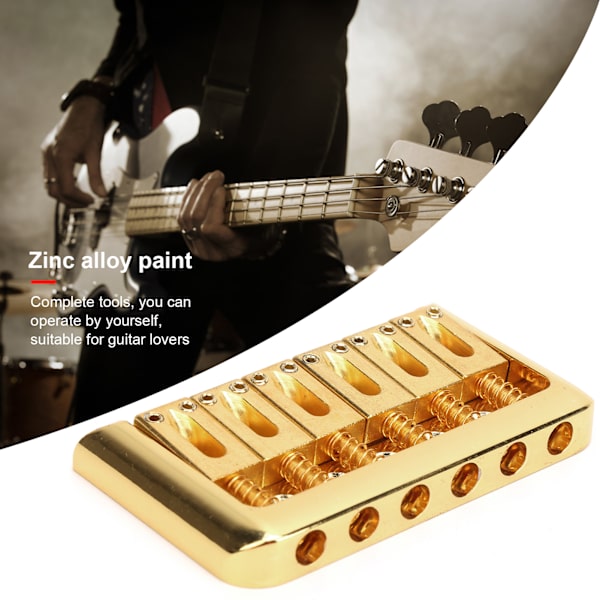 Elektrisk Gitarr 6-Strängs Bro Rull Svansstycke Hardtail Musikinstrument Tillbehör