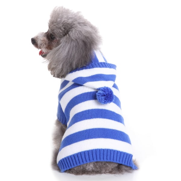 Striped Dog Sweater Holiday Halloween Christmas Pet Clothes Soft