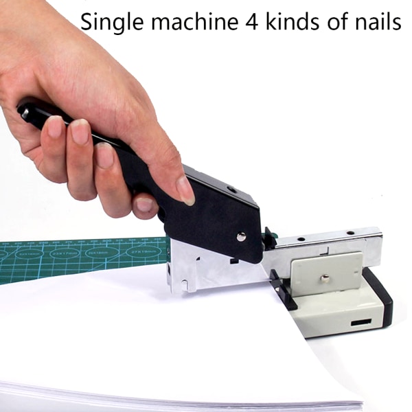 Med integrerad borttagnings- och klammerförvaring, prisvärt paket 4 kinds of nails in a single machine