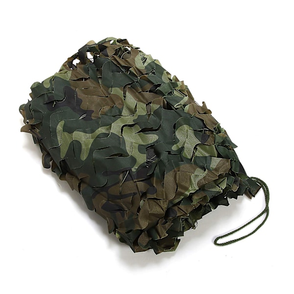Woodland kamouflagenät Öken kamouflagenät för camping Militär jakt Skjutning Blind tittar gömma festdekorationer 6,5ft X 10ft 2mx3m