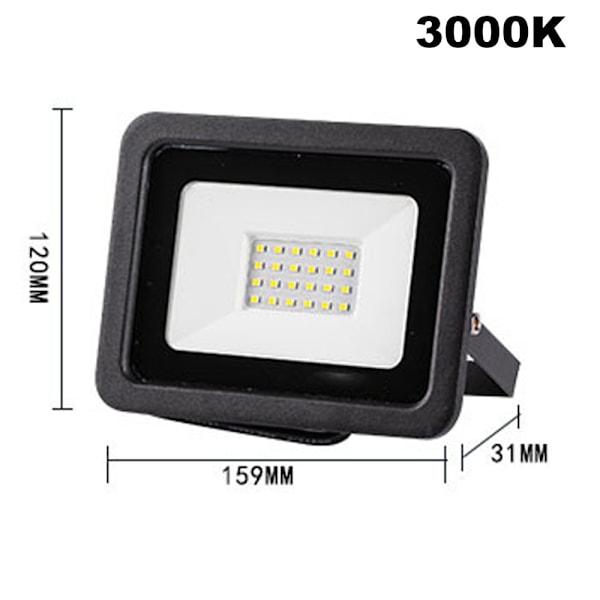 30W LED Flomlys Utendørs, LED Arbeidslys, Bærbar Spotlys