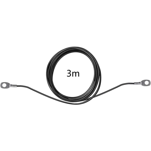 Talja vajer - 3 meter fast längd