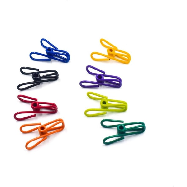 Chip Clips, Utility PVC-Coated Steel Clip for Food Package,