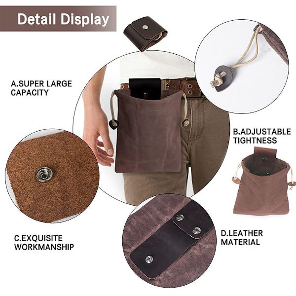 Lerret Fôring Lomme, Hage Fruktplukking Bag, Sopp