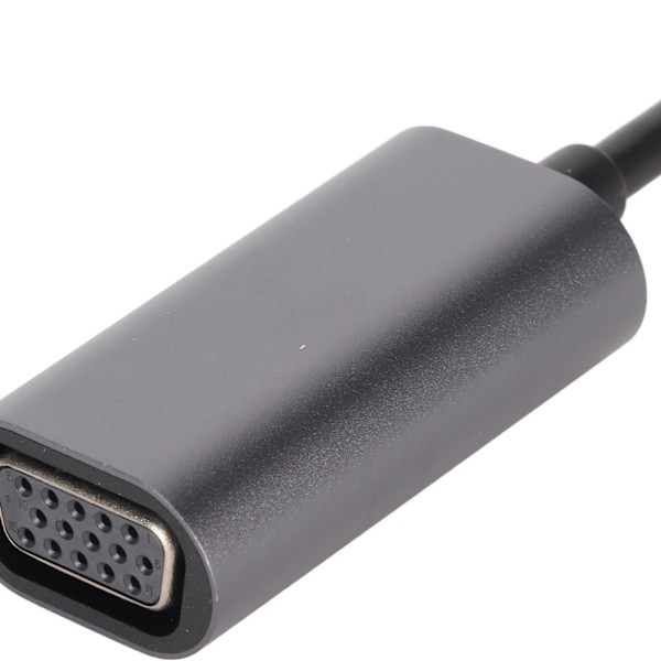 Typ C till VGA-adapterkabel 1080P-stöd Anti-Slip-design USB C till VGA-adapter för bärbar telefon surfplatta