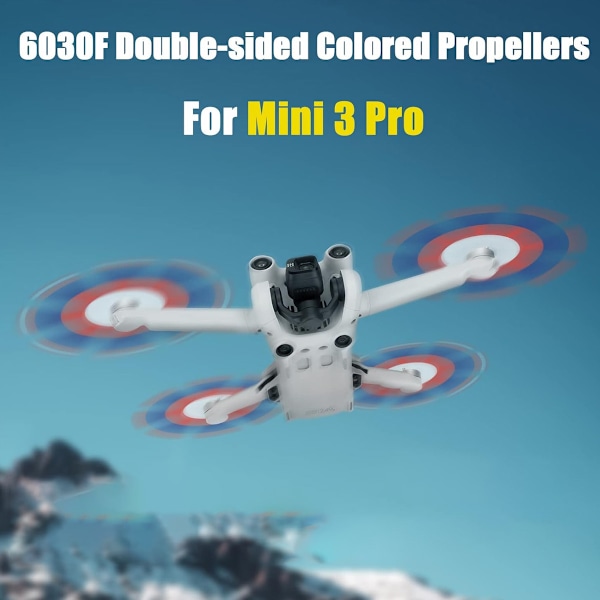 Ljudlösa propellrar för DJI Air 3 kameradrönare RC fjärrkontroll Quadcopter snabbkoppling