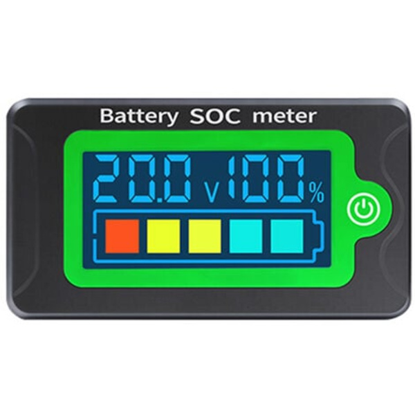 peacefair DC Voltmeter til Lithium Jernfosfat Batteri