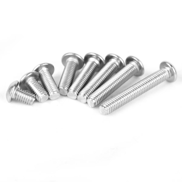 662-dels SUS304 M3 Pan Head Hex Socket Skruv Mutter Platta Tvättbricka Fjäderpackning Skiftnyckel Reparationskit
