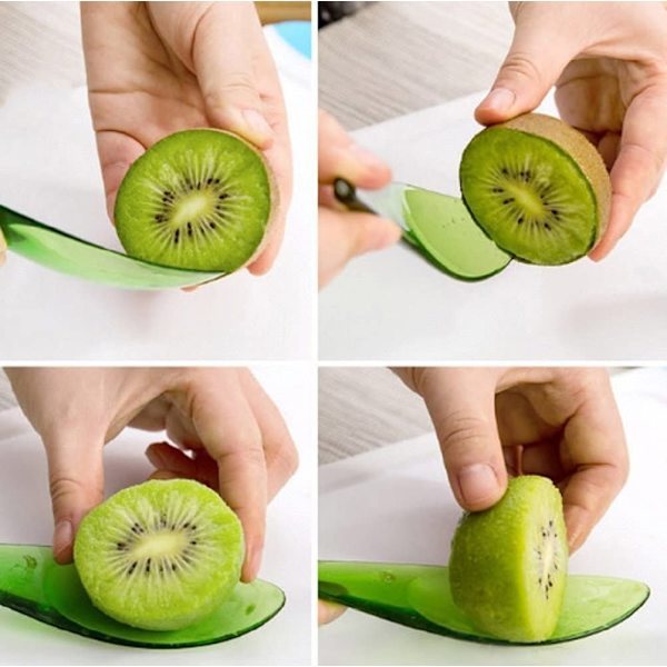 Fruktverktyg äppelsallad kiwi skalare