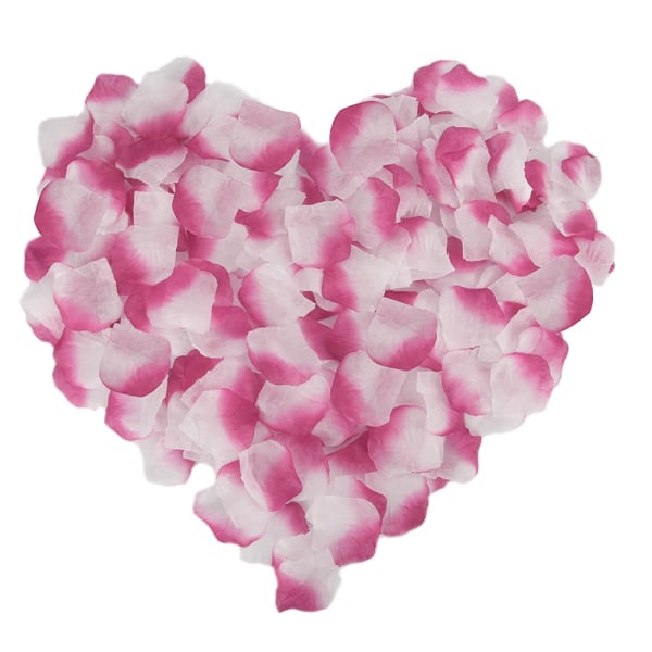 1200 stk kunstige roseblader, ikke-vevde blomsterblader for