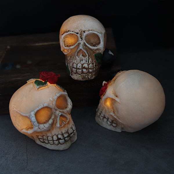 Halloween-koriste, Halloween-kallovalo, paristokäyttöinen