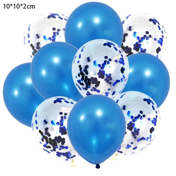 60 pakke 12 tommer, perlefargede ballonger + glitterballonger |