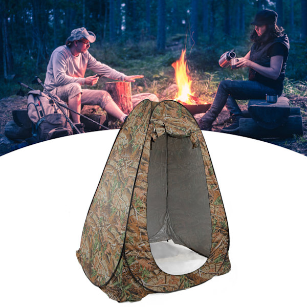 Bärbart Campingduschtält, Snabbmonterat Pop Up-Privattält, Lättviktig Och Kompakt Design, Perfekt För Utomhusaktiviteter Inklusive Camping,