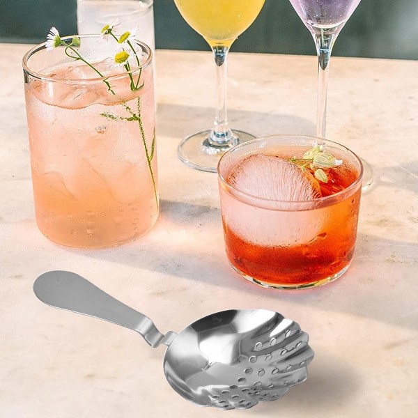 Rustfrit Stål Bar Strainer Cocktail, Cocktail Strainer Bar Værktøjer til Professionelle Bartendere