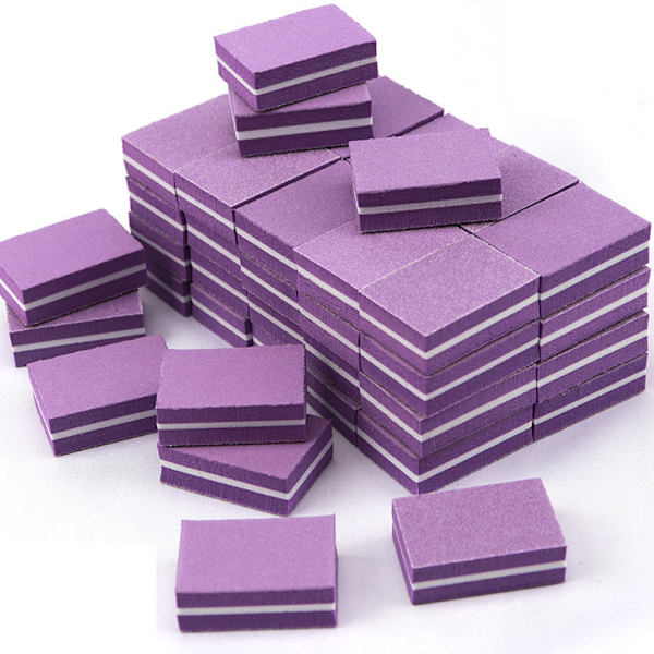 Buffer Block Nagelfil, 100/180 Grit Sponge Nagelfilar för
