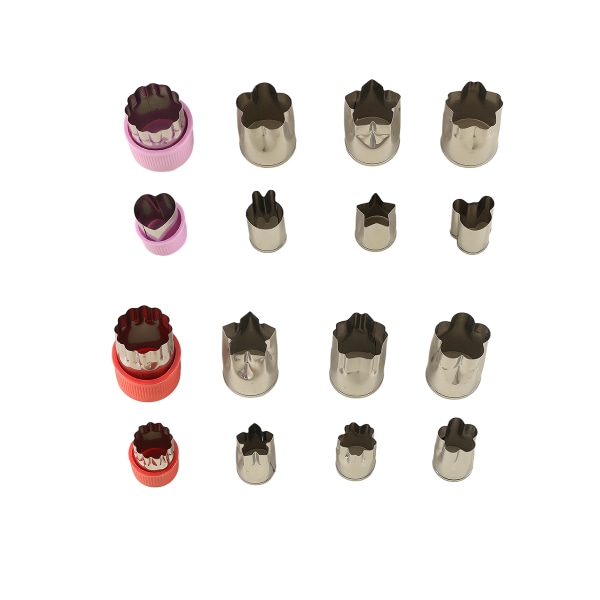 Grönsaksskärare form set mini kakskärare set frukt kex