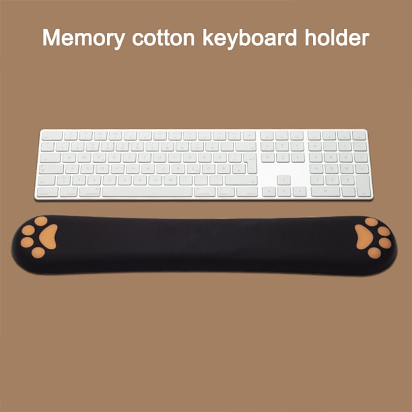 Håndleddsstøtte for tastatur, komfortabel memory bomull