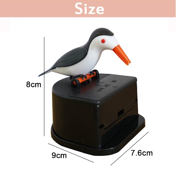 Kreativ tandpetare fågeldispenser av trycktyp,