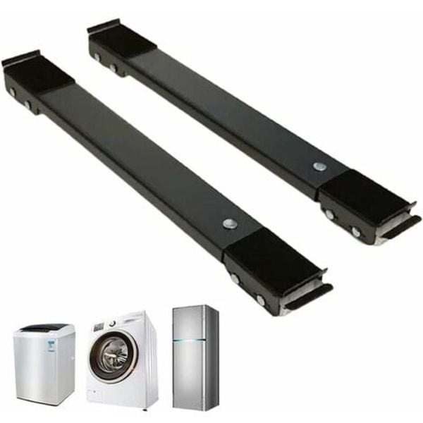 Mobil vaskemaskin stativ, justerbar multifunksjonell mobil