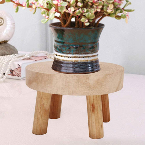 Blomkrukahållare i trä