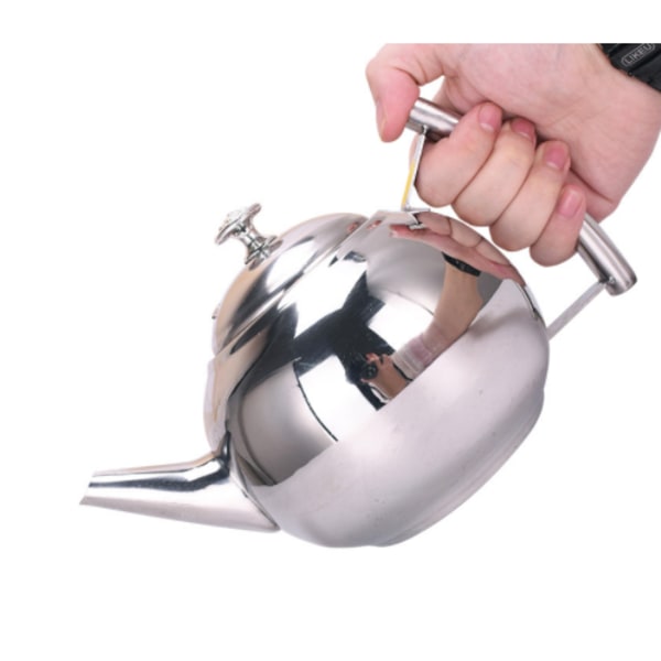 OMGard Tekande med Infuser Løs Te Blad 2 Liter Rustfrit Stål
