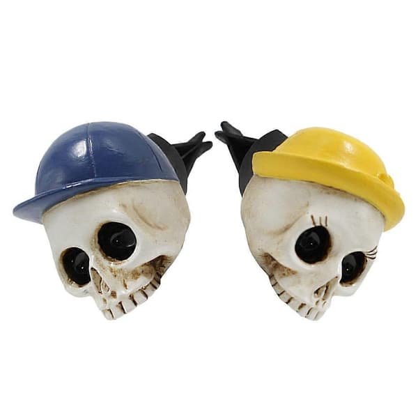 Halloween Kranie Bil Luftfrisker til Bil med Dekorative Ventilationsclips 2 Stk.