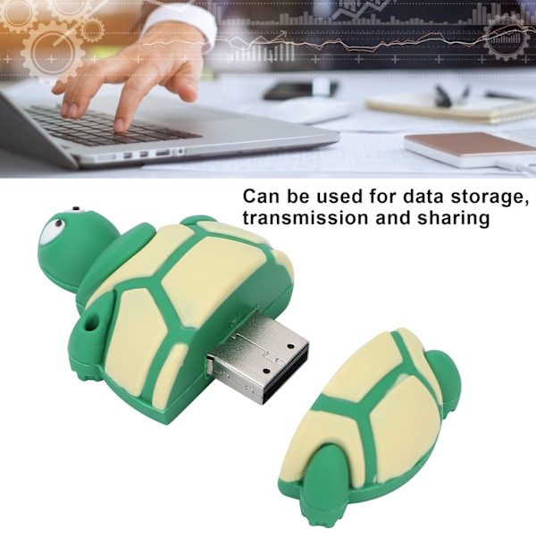 Tecknad Djurformad USB-minne Portabel Datalagring USB-sticka Presenttillbehör 16GB