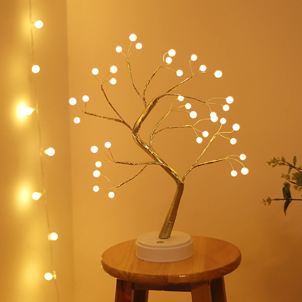 LED Baum Lichter Warmweiß USB Bonsai Baum Licht Verstellbara Äst