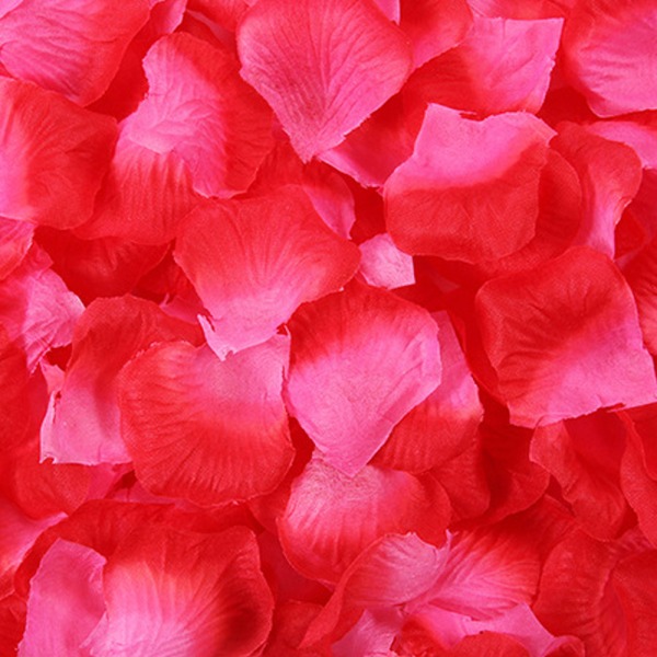 12 poser kunstige roseblader, ikke-vevde blomsterblader for