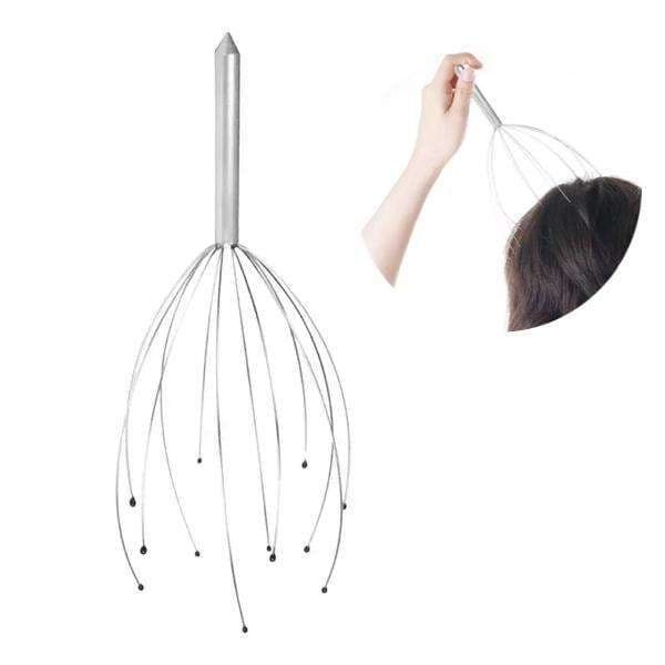 Head Massager, Hair Itcher, Head Itcher, Orgasmatron Silver silver
