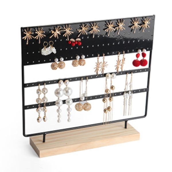 Øredobb Stativ Display Stativ 3-Tier Øredobb Holder Smykker