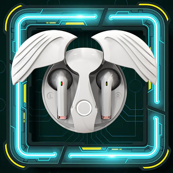 Bluetooth-hodetelefoner, in-ear-hodetelefoner Bluetooth, hodetelefoner trådløse Bluetooth 5.3 LED-skjerm, HIFI-stereo