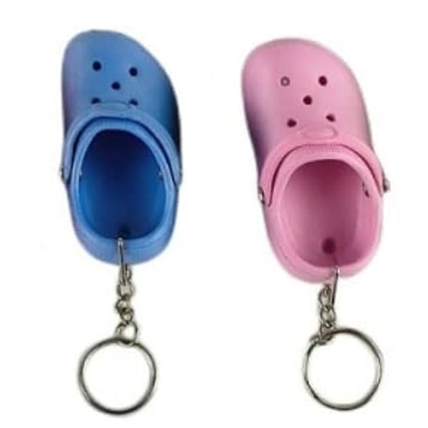 2 kappaletta Mini Shoe -avainperä, Uutuus Mini Shoe -avainperä, Kengänmuotoinen avaimenperä, Hauska riipus Shoe -avainperä Reppuavainperä, Laukkuavainperä
