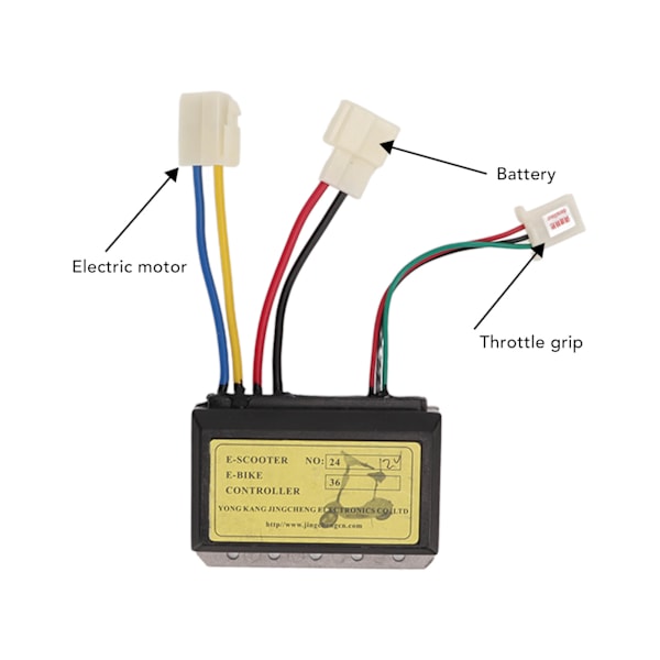 12V 250W Elektrisk Sykkelmotorsett 2750RPM Høyhastighets Elektrisk Gir Motor med Kontroller for Motorsykkel