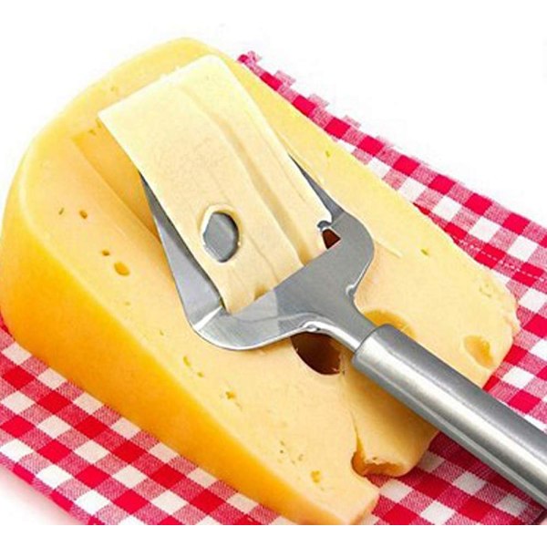 Hard osteskjærer i rustfritt stål, 2 stk osteskraper, 22