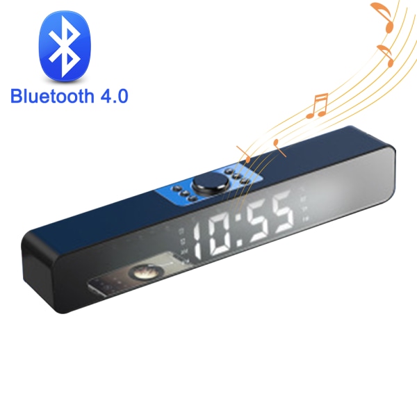 USB-langaton Bluetooth-minikaiutin kellolla