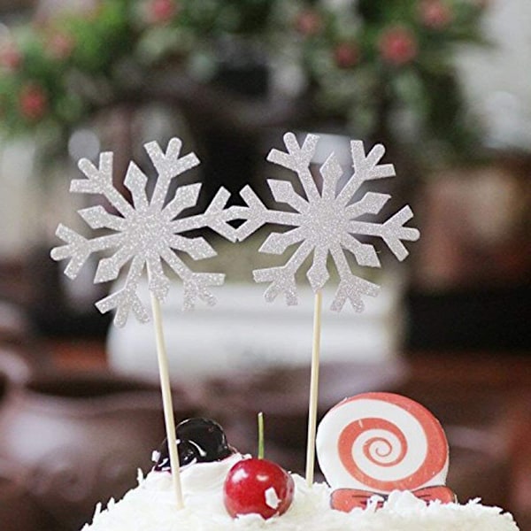 20 kpl Hääkakun Koristelu Jäädytettyjä Cupcake-Koristeita
