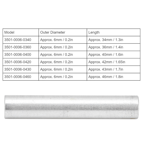 10 st Runda Distanshållare Aluminiumlegering Hontråd Intervallanslutande Kolonn Kit M4x0.7mm Lång 46mm