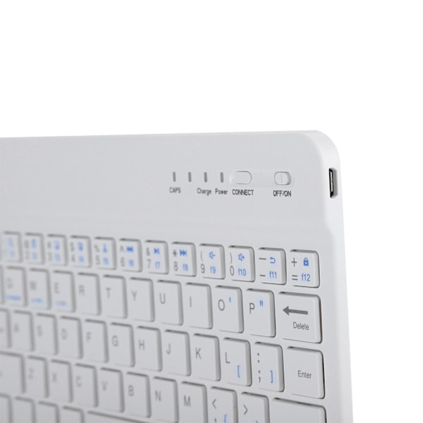 7in Saks Design Ultra Slim Bluetooth Tastatur Glatt Skriving for Android/iOS/Windows