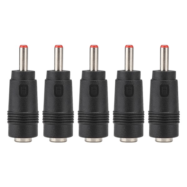 5PCS 5.5 x 2.1 hona till 3.5 x 1.35MM hane DC-adapterkontakt Router-strömkonverter